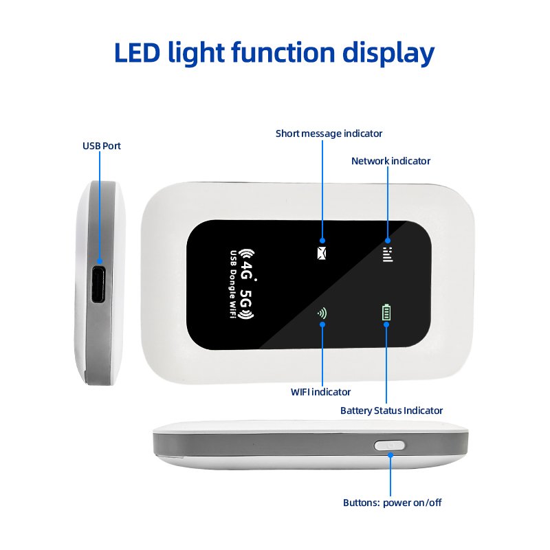 Universal 2100mah Mobile Wifi Hotspot Pocket 4g Portable Mini Wifi